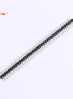 DS1025-01-1x40P8BV1-B |排针全金，黑色，直插 Type1B级