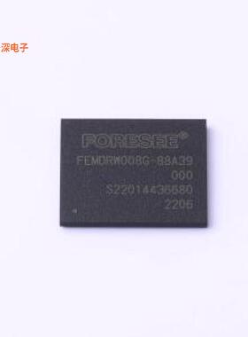 FEMDRW008G-88A39 |原装BGA-1538GB EMMC MLC 5.1 -40C+85C IND
