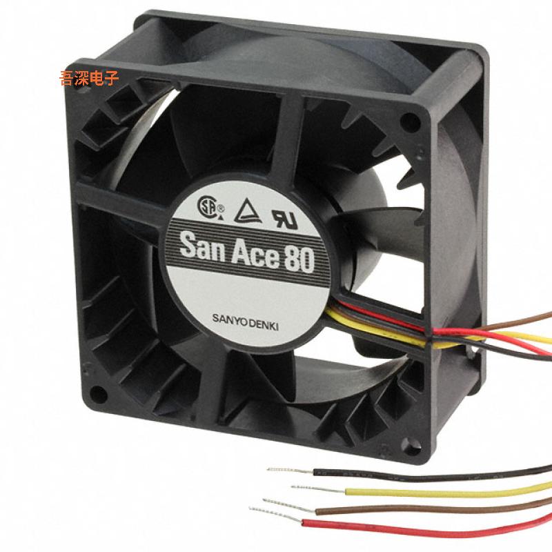 9GA0824P2S001 |24VDCFAN AXIAL 80X32MM 24VDC WIRE