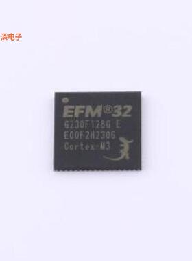 原装正品EFM32G230F128G-E-QFN64全新|