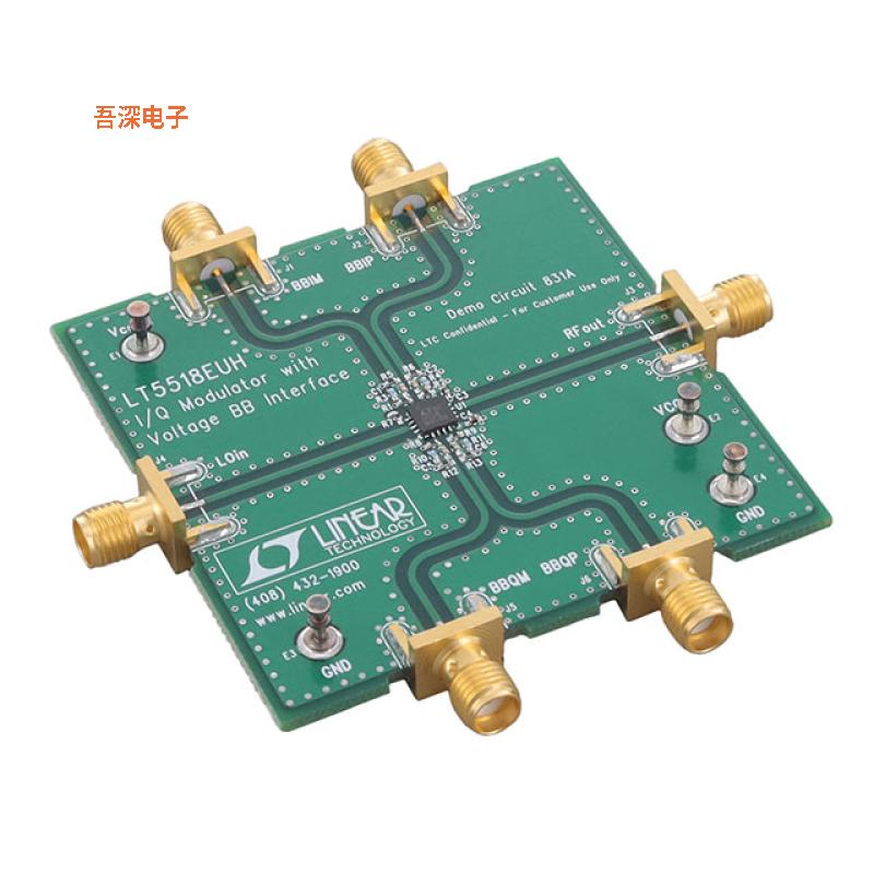 DC831A |调制器LT5518EUH MODULATOR DEMO BOARD
