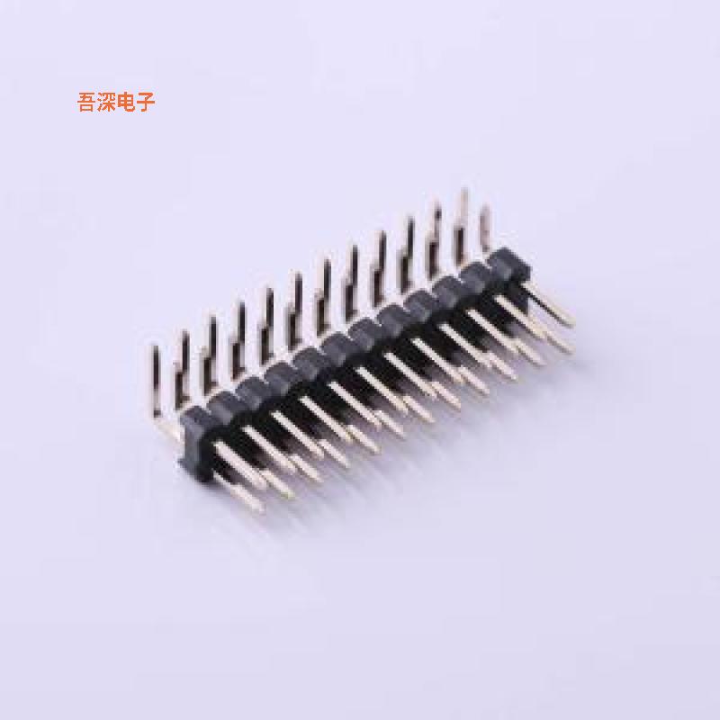 PZ254R-12-24P |原装弯插,P=2.54mm排针
