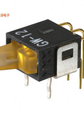 GW12LJHD |通孔，直角SWITCH ROCKER SPDT 0.4VA 28V
