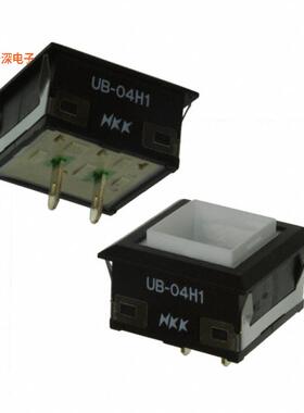UB04KW015F |INDICATOR SQ BLK HSNG GREEN