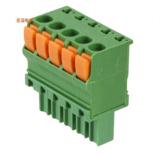 1986722-5|插头，母插口TERM BLOCK PLUG 5POS 3.81M