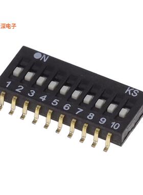 DHS 610 |SPSTDUAL-IN-LINE SWITCH, HALF-PITCH-