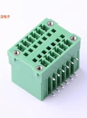 KF2EDGRHM-3.5-2*6P |原装弯插,P=3.5mm插拔式接线