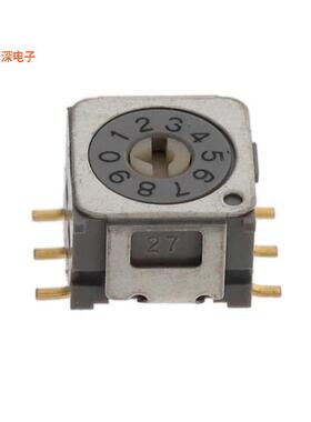 ND3FR10P |BCDSWITCH ROTARY DIP BCD 0.1A 5V