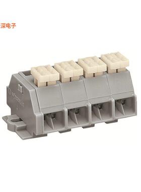 261-204/332-000|中等TERM BLK 16POS GRA