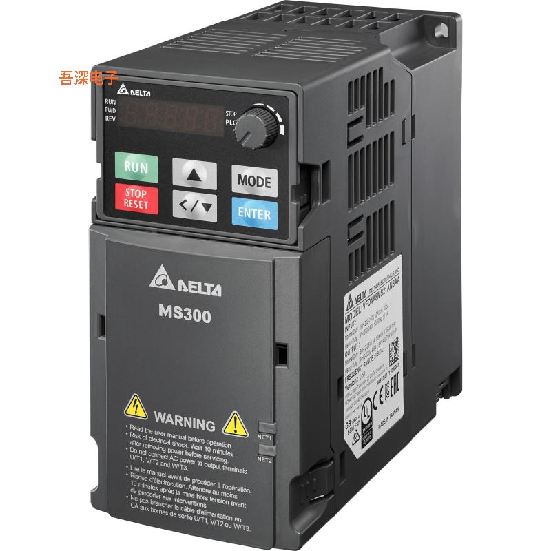 VFD45AMS43ANSHA |底座安装VFD-MS300 30HP 22KW 460V 45A