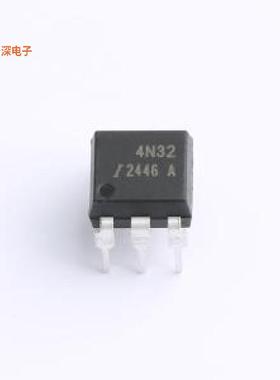 4N32-000E-AXW |晶体管输出光耦达林顿光耦，55V/150mA, DIP6