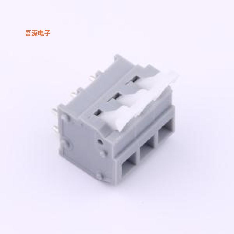 KF242V-5.0-3P |灰色弹簧式接线插件,P=5mm