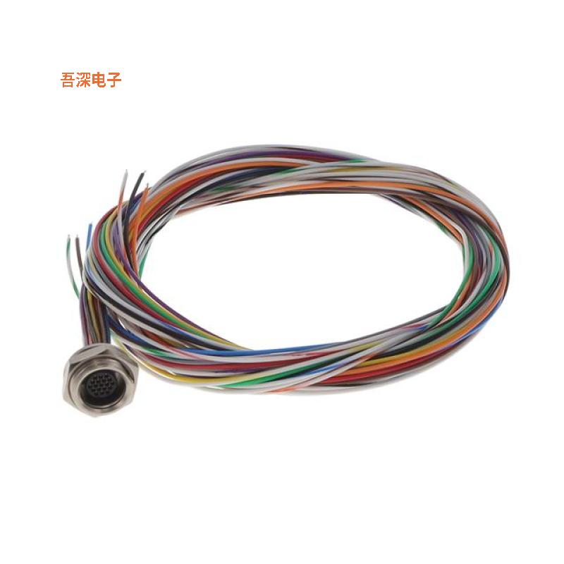 MIKQ9-19PH006 |插座CIRC CBL 19POS RCPT TO WIRE 3'