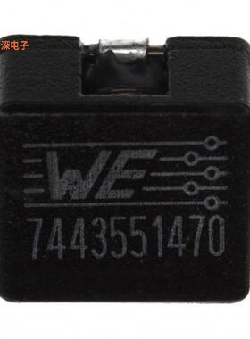 7443551470 |原装SMD,13x12.8mmFIXED IND 4.7UH 13A 7 MOHM SMD