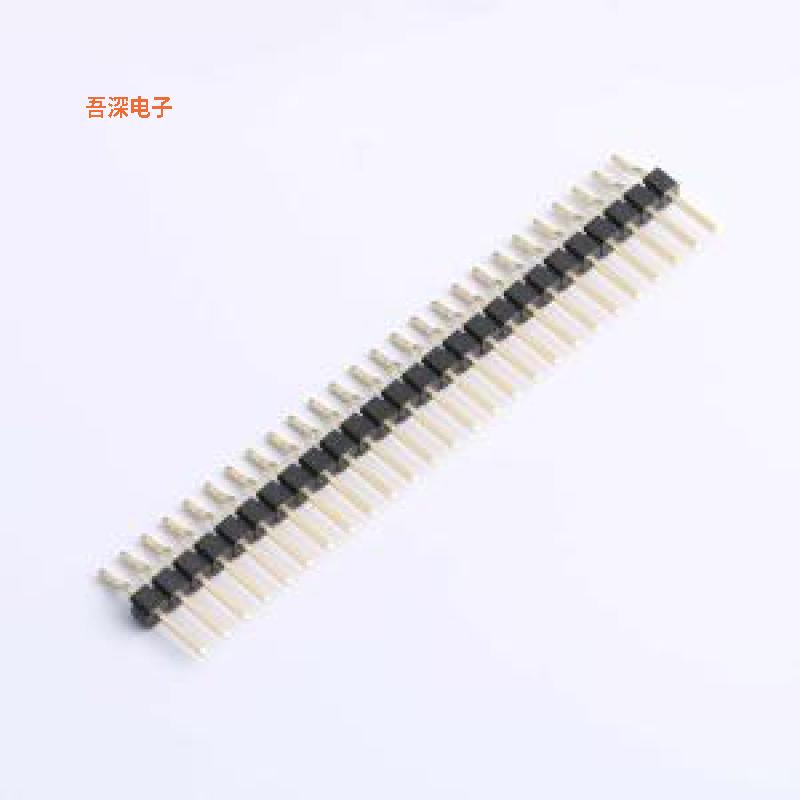 X6511WRS-26H-C60D48 |(X6511)2.54单排单塑排针SMD,P=2.54mm