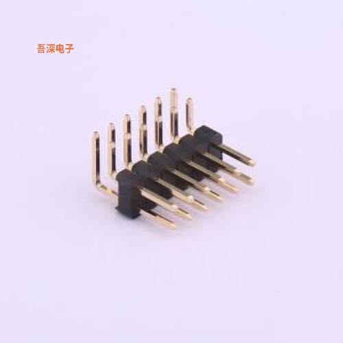 X6521WR-2x06H-C60D30 |原装弯插,P=2.54mm排针