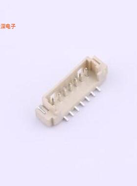 HCZZ0015-7 |线对板针座针座1.25-7P 立贴闭口不加盖 编带