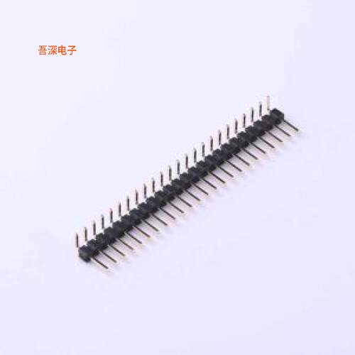 X6511WR-24H-C60D30R2 |高镀金 抗氧化排针弯插,P=2.54mm