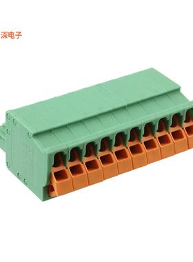 1718041 |插头，母插口TERM BLOCK PLUG 10POS 5MM