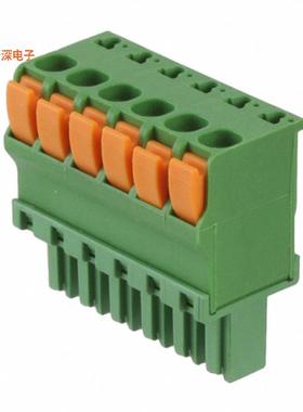 1986720-6 |原装全新TERM BLOCK PLUG 6POS 3.81MM