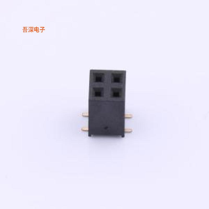 DW254S-22-04-85 |排母2.54排母间距:2.54mm 2x2P 立贴