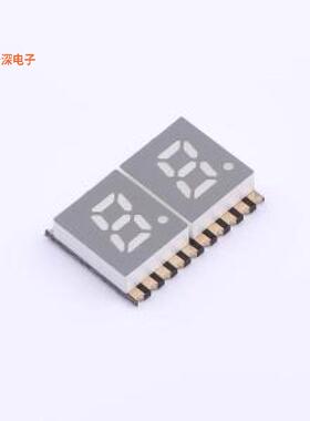 XL-SA2201SRWC |0.2英寸 红色 两位 共阴 数码管数码管SMD