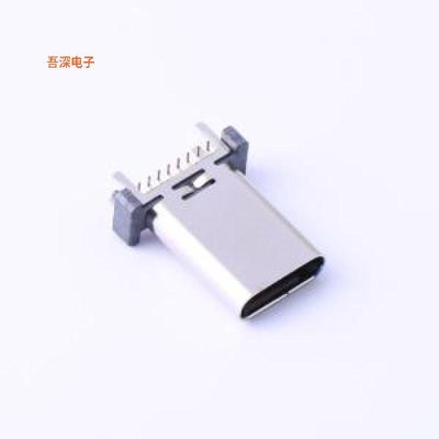 KH-TYPE-C-L13.7-16P-STM |USBTYPE-C16P母座立贴13.7H