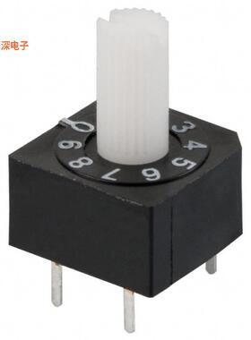 A6A-10RS |BCDSWITCH ROTARY DIP BCD 0.1A 28V