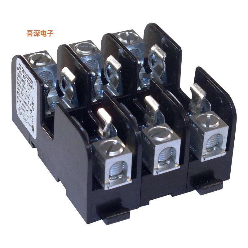 60308T |底座安装FUSE BLOCK,CLASS T,SPRING REINFO