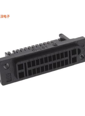 QR/P4-24P-C(21) |原装全新CONN PLUG HSG RACK & PNL 24P BLK