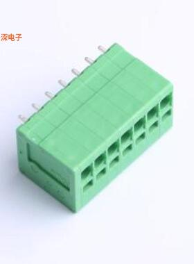 JL271V-35007G01|双排弹簧式接线插件,P=3.5m
