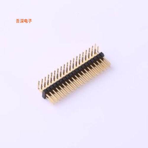 X1321WR-2x19J-C40D18 |原装弯插,P=1.27mm排针
