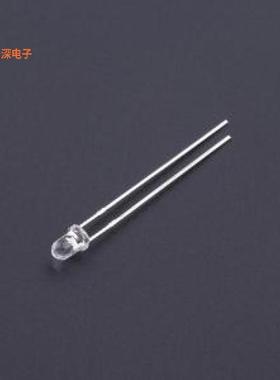 L-314GC-A |φ3圆头黄绿透明发光管发光二极管/插件,D=3mm