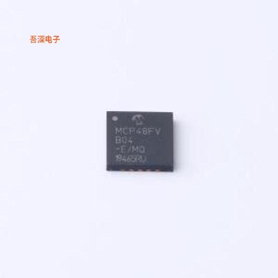 MCP48FVB04-E/MQ |原装VQFN-20-EP(5x5)数模转换芯片DAC