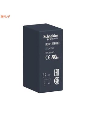 RSB1A160BD |可插HARMONY, INTERFACE PLUG-IN RELAY