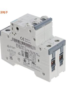 5SY42108 |DIN 轨道SUP PTOR 5SY4 2P 480V 10A 5K D-T