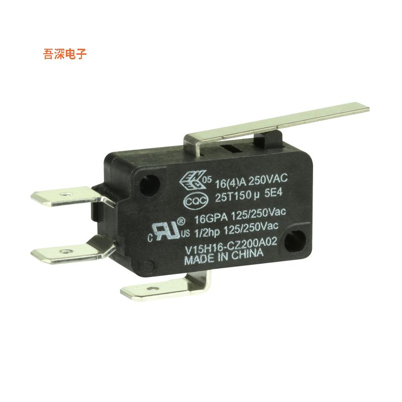 V15H16-CZ200A02 |SPDTSWITCH SNAP ACTION SPDT 16A 125V