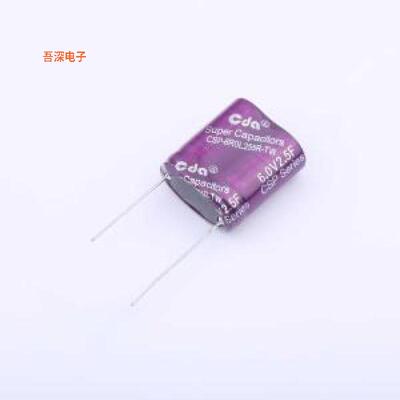 CSP-6R0L255R-TW|原装插件,P=15.5mm6.0V 2.5F 20*10*22 EDL