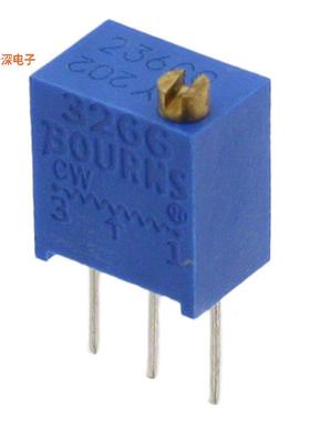 3266Y-1-204LF |200 kOhmsTRIMMER 200KOHM 0.25W PC PIN TOP