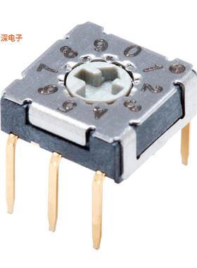 RDS-10S-7229-C-D |BCDSWITCH ROTARY DIP BCD 0.1A 50V