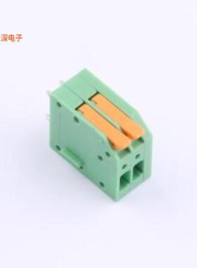 KF208V-2.5-2P|原装插件,P=2.5mm弹簧式接