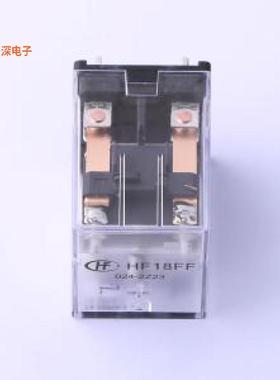 HF18FF/024-2Z23 |原装插件,21.5x28mm功率继电器