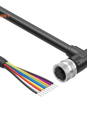 10-04724 |插座，直角CBL 8POS RCPT RA TO WIRE 32.8'