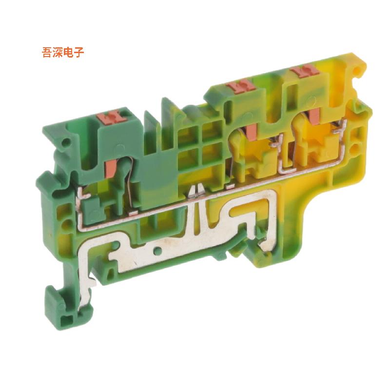 CPG2.5/3 |接地，地面DIN TERM BLK, PUSH-IN, GRND, 3 C