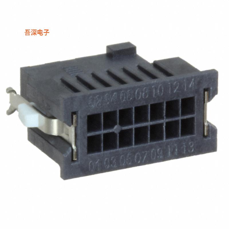 ISDF-07-D-M |原装P=1.27mmCONN INSULATOR HSG 14POS 1.27MM