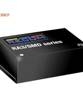 RA3-122005D/SMD |隔离模块DC DC CONVERTER 20V 5V 3W