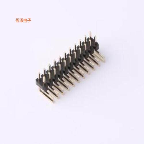 XDZ200-2-11-W-2.0-G1 |整针镀金 1U排针弯插,P=2mm