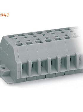 262-103 |中等TERM BLK 6POS GRAY