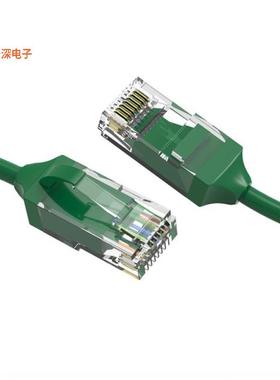 CM-100182GNBSTK |圆形线缆1.5Ft Cat.6 28AWG Slim Ethernet