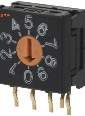 FR01FR10H-S |BCDSWITCH ROTARY DIP BCD 0.1A 5V